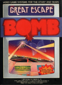 Great Escape Atari 2600 US box art